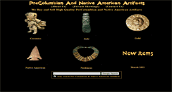 Desktop Screenshot of indianartifacts.com